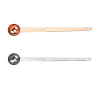 2 Pièces Cuillère Doseuse à Café 15ml à Long Manche | Argenté, Usage la Cuisine Maison, pour Café et Poudre de Lait, Style Classique Portable