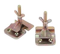 2 pièces de collier à charnière papillon en métal pour sérigraphie, à vis à boutons larges avec verrouillage positif, broche à déclenchement rapide pour le réglage du cadre d’écran