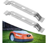 2 pièces de lames de robot tondeuse compatibles, lames de rechange de 200 mm compatibles avec les tondeuses robot Stihl iMOW RMI 422 422P 422PC RMI422 PC, lames en acier inoxydable pour Viking MI 422