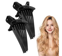 2 pièces de pinces voluminisantes pour cheveux noirs, 13 pince à volume pour hommes et femmes, peignes portables pour rehausser la couronne, outil facile d'utilisation pour le coiffage quotidien
