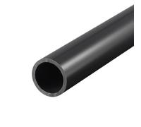 2 pièces de tuyau en PVC noir de 0.5m de Long, Tube rond à fort Impact for l'artisanat de conduite d'eau, décoration de manchon de câble, raccords d'irrigation et d'arrosage(15.5mm IDx20mm OD)