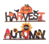 2 Pièces Décoration Créative pour Tableau à Lettres, Décorations | Décorations Colorées D’automne, Fournitures de Fête, Usage Bureau et Table, Lot pour Ambiance Saisonnière