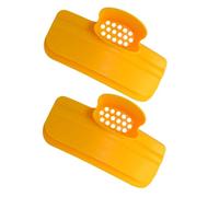 2 Pièces Déflecteur Easy Jaune en Silicone Thermoplastique | Gadgets Cuisine, Bec Verseur de Soupe, Surface Lisse, Flexible et Réutilisable, Usage Cuisine
