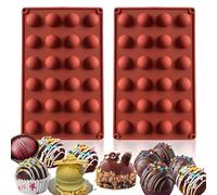 2 Pièces Demi SphèRe,Moule à Chocolat,Moule Silicone Patisserie,Moule Sphere Silicone,Moules à GlaçOns,pour Chocolat,GâTeaux,GeléE,Pudding,Bonbons