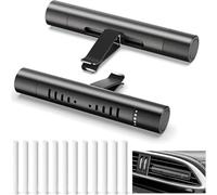 2 Pièces Diffuseur Parfum Voiture pour Mitsubishi Outlander 2012-2021, Diffuseur Huile Essentielle Voiture avec 12 Noyaux en Coton Inodores, Diffuseur Voiture Parfum