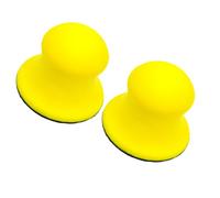 2 Pièces Disque de Ponçage Manuel 3 Pouces en Mousse Pu, Finition | Fixation Auto-agrippante, Surface Lisse, Léger et Facile à Nettoyer, pour Entretien Automobile et Ponçage Manuel