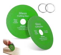 2 Pièces Disque Diamant 125 Carrelage - Disque Coupe Verre Diamant pour Meuleuse Angle, Adapté au Carrelage, Porcelaine, Granit Vert, Jade et Bouteille