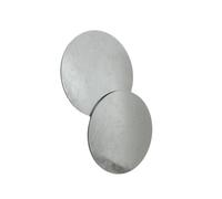 2 Pièces Disque Métallique Galvanisé Plaque Circulaire Q235 | Excellente résistance, pour échangeur de chaleur, 1/1.5/2mm Épaisseur(2x100mm)
