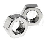 2 pièces - Ecrou 6 pans - D. 8 mm - Pas 1,25 sx - rechange tête débroussailleuse
