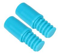 2 Pièces Embout Fileté Américain en Plastique pour Balais et | Adaptateur pour Perche Télescopique, Compatible Tube Droit de 22mm, Usage Ménage et Nettoyage Commercial