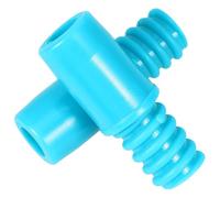 2 Pièces Embout Fileté de Manche à Balai Américain pour Balais et | Remplacement Facile, Compatible Tube de 22mm, Plastique, Usage Ménage et Nettoyage Commercial