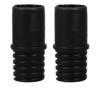 2 Pièces Embout Fileté de Remplacement 22mm pour Manche de Balai | Plastique Noir, Connexion Sûre et Usage Polyvalent, Compatible Tige Métal et Brosse pour Ménage