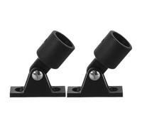 2 pièces embouts de bimini 22 MM en nylon noir pour auvent de bateau | Quincaillerie marine à montage rapide, maintien serré, résistante aux intempéries, pour yacht et aventures