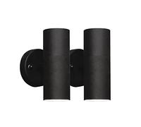 2 Pièces en aluminium up-down applique murale mODENA noir gU10 protection iP44 konstsmide hauteur 17 cm 7571-750;