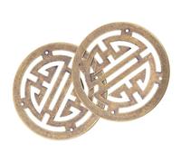 2 Pièces en Laiton Applique Vintage pour Boîte à Bijoux