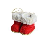 2 pièces/Ensemble Bottes de noël pour Arbre Pendentif Ornements décoration de noël pour la Maison Bureau de Bonbons pendentifs Suspendus Santa Candy Boots