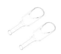 2 Pièces Entonnoir de Pesée en Verre Réutilisable, Rond, Précis | Borosilicate Transparent, Surface Lisse Antistatique, pour Poudre et Transfert, Usage Scolaire ou Bijoutier