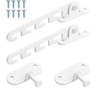 2 Pièces Entrebâilleur Fenêtre Battant + vis, limiteur ouverture réglable sans perçage, angle fenêtres .