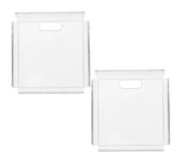 2 Pièces Étagère Murale pour Caméra en Acrylique Transparente | Support Adhésif Invisible, Charge Élevée, Placement Flexible, pour Salon et Bureau, Format 4x4 Pouces