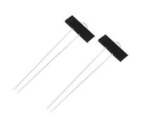 2 Pièces Étiquette de Jardin en Métal Rectangulaire | Fleurs et Arbustes, Usage au Potager Jardinières de Balcon, Noire