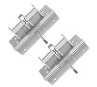 2 pièces fermeture de porte charnière de positionnement à 90 degrés tampon de rebond dispositif charnière à ressort pour meubles armoire armoire porte automatique installation facile charnières