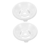 2 Pièces Filtre à Débris, Bouchon ABS Blanc Réutilisable | Installation Rapide, Grille Intégrée les Obstructions, Entretien Pratique pour Sanitaires Professionnels ou Domestiques