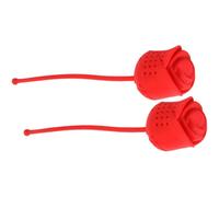 2 Pièces Filtre à Thé en Silicone, Forme Rose, Infuseur Portable | Passoire Réutilisable à Trous Fins, pour Feuilles en Vrac et Fleurs de Thé, Maison ou Cafétéria