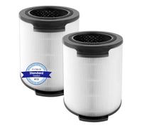 (2 pièces) Filtre de rechange pour purificateurs d'air Philips série 1000i, AC1711, AC1715, AC1715/70, AC1715/41, filtre HEPA véritable H13, filtre à charbon actif, filtration en 3 étapes (FY1700/30)