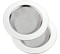 2 pièces Filtre d'évier de cuisine en acier inoxydable, filtre de drain à large rebord pour évier d'un diamètre de 4,5 pouces. Articles de cuisine, accessoires de cuisine, ustensiles de cuisine Acier