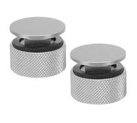 2 Pièces Fixation de Capot de Soudage en Aluminium | Finition Argenté, Casque et Cagoule, Usage Intérieur ou Extérieur, Vis et Écrou Inclus pour Réparation