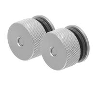 2 Pièces Fixations de Capot de Soudage Vis Latérales, en Aluminium | Remplacement pour Casque et Headgear, Usage Intérieur et Extérieur, Argenté, Réglage Facile, Lot