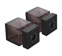 2 Pièces Flacon Diffuseur Vide en Verre 100ml avec Couvercle | Rechargeable, sans Feu ni Électricité, pour Chambre et Petits Espaces, Usage Solide