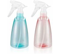 2 Pièces Flacons Pulverisateur Vide 500ML, Vaporisateur Bouteilles en Plastique, Bouteille Spray Vide, Flacon Pompe Vide pour Ménag