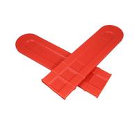 2 Pièces Fourreau de Guide-chaîne de Tronçonneuse Pe Orange | Lame et Chaîne, Rangement et Transport, Installation Facile, Lot, Accessoire de Jardin