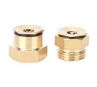 2 pièces G1/2 DN15 buse de pulvérisation réglable en laiton centrifuge -arroseur d'irrigation de jardin outil d'arrosage efficace pour l'arrosage des plantes de pelouse de jardin