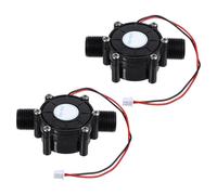 2 Pièces Générateur Hydraulique Miniature à Courant Continu | Installation Facile, Sortie Dc Stable, Alliage et Plastique, pour Laboratoire Scolaire et Tuyau D’arrosage