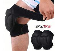 2 pièces Genouillères en mousse absorbant les chocs, conception antidérapante, convient pour le football, le basketball, le volleyball, le patinage sur glace, la danse, la protection des genoux, le fi