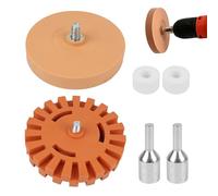 2 Pièces Gomme À Film, Disque À Gomme, Décapant D'Autocollants 100 mm Et 88 mm, Utilisable Sur Visseuse Sans Fil Et À Choc, pour Enlever Films Et Autocollants Sur Véhicules Et Surfaces Diverses