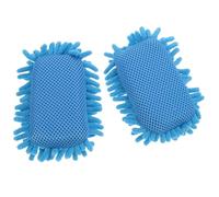 2 Pièces Gomme pour Tableau Bleu en Chenille, Nettoyage Léger | Écume et Chenille, pour Ardoise Blanche ou Noire, Entretien Pratique, Usage Scolaire et Professionnel