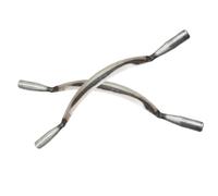 2 Pièces Grattoir à Écorce Courbé en Acier au Carbone | Décapage Précis, Poignée Antidérapante, pour Arbres et Troncs, Usage Verger et Atelier, Argenté