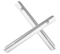 2 Pièces Grattoir à Miettes en Métal Compact pour Restaurant et Maison, | Acier Inoxydable, Poignée Clip, Léger et Facile à Porter, Collecte les Débris sur Table