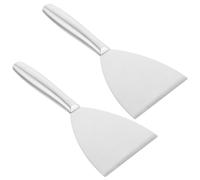 2 Pièces Grattoir Mural en Acier Inoxydable à Manche Creux | Outil de Raclage pour Mastic et Peinture, Finition Précise, Usage Bois et Cloison, Argenté