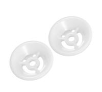 2 Pièces Grille Filtrante ABS Blanche, Prévention des Odeurs | Filtre Intégré les Débris, Entretien Rapide, Design Élégant pour Drains D’urinoirs et Sanitaires Publics