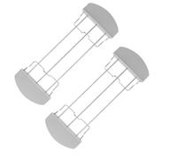 2 Pièces Grille pour Grille, Support de Réchauffage 26cm, Métal | Design Filaire Amovible, Poignées Intégrées, Rangement Peu Encombrant, Nettoyage Facile, Usage la Cuisine