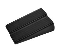2 Pièces Gros Cale-porte en Caoutchouc Noir, Butée de Porte | Alliage de Zinc, Design Mobile à Double Protection, pour Maison et Bureau, Accessoire Discret