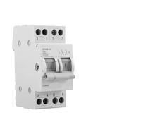 2 pièces GYHO8 1P 2P 40A 63A double alimentation interrupteur d'isolement de conversion manuelle disjoncteur de verrouillage isolateur AC(1P,40A)
