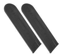 2 Pièces Housse de Guide-chaîne de Tronçonneuse en Plastique Noir | Protège Pendant le Rangement, Surface Lisse, Facile à Sortir Stocker, Style Simple et Pratique