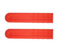 2 Pièces Housse de Protection Accessoires pour Tronçonneuses PE | Fourreau, Ajustement Sûr pour Chaînes et Guides, Transport Véhicule, Bûcheronnage Amateur