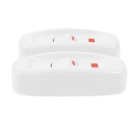 2 Pièces Interrupteur à Bouton pour Lampe 10a 250v Modèle Gw320 | Contrôle Simple à Bouton, Voyant Lumineux Intégré, Usage pour Salons et Salles à Manger, Blanc