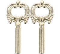2 Pièces Interrupteur à Bouton Tournant en Alliage de Zinc, Or | Installation Facile, Usage Pratique, Compatible Chandelier et Lampadaire, Design Élégant, Pièce de Remplacement